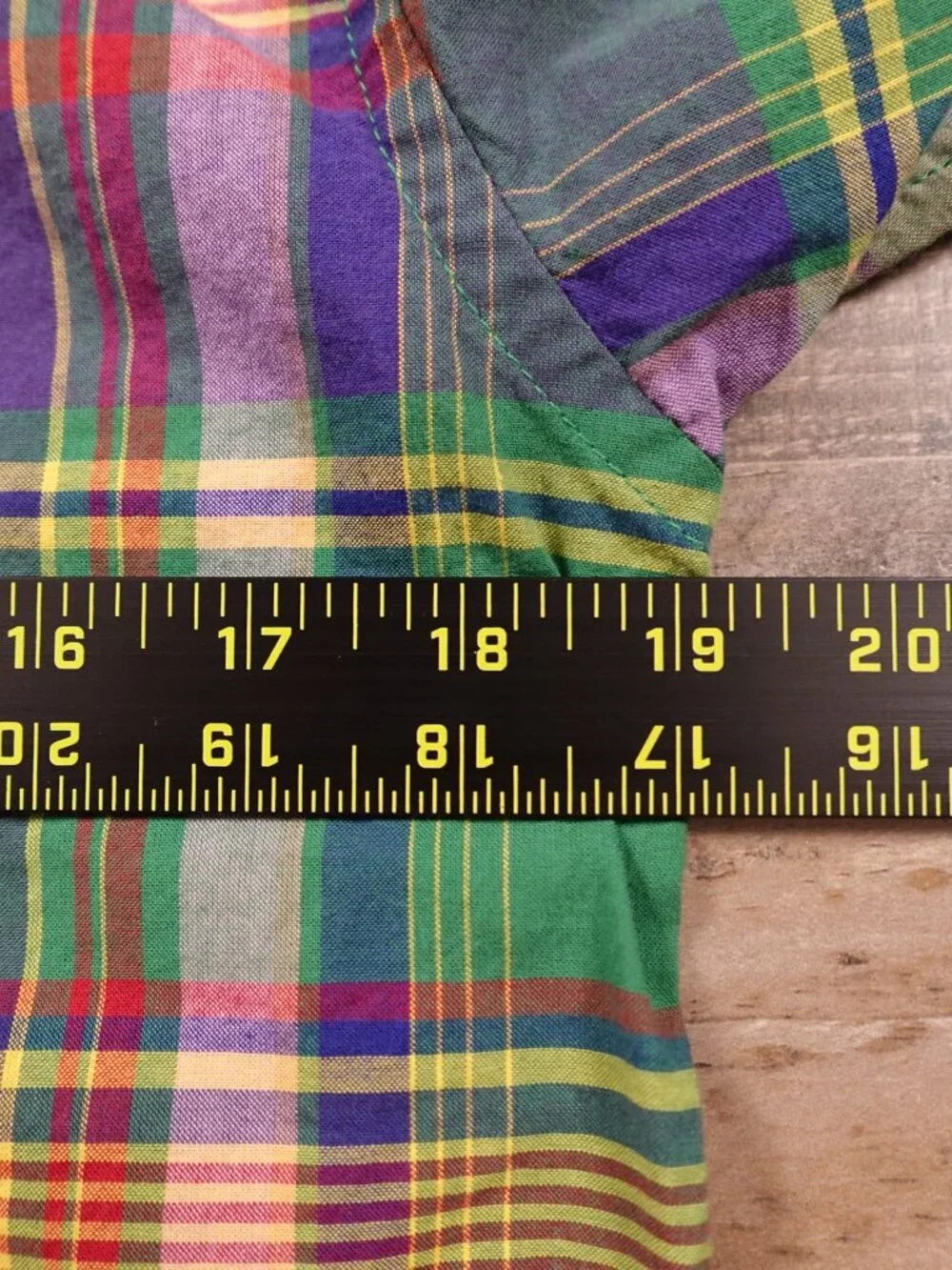 Polo Ralph Lauren Plaid Button Down Shirt‎ Boys Large Green Preppy